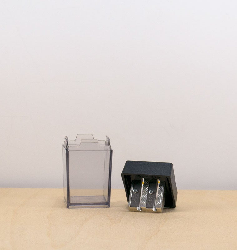 Canister style cheap pencil sharpener